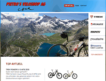 Tablet Screenshot of pietrosveloshop.ch